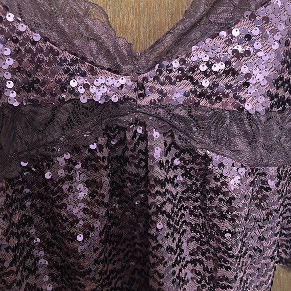 NWOT Free People Right Rhythm Sequin Cami - Picture 6 of 11